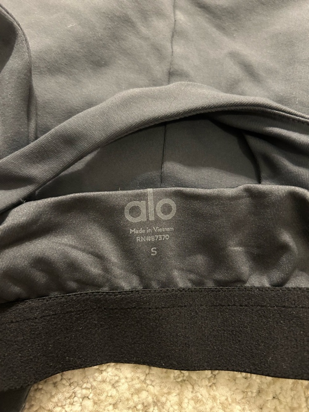 Alo Grey Racerback Tank Top - Picture 3 of 3